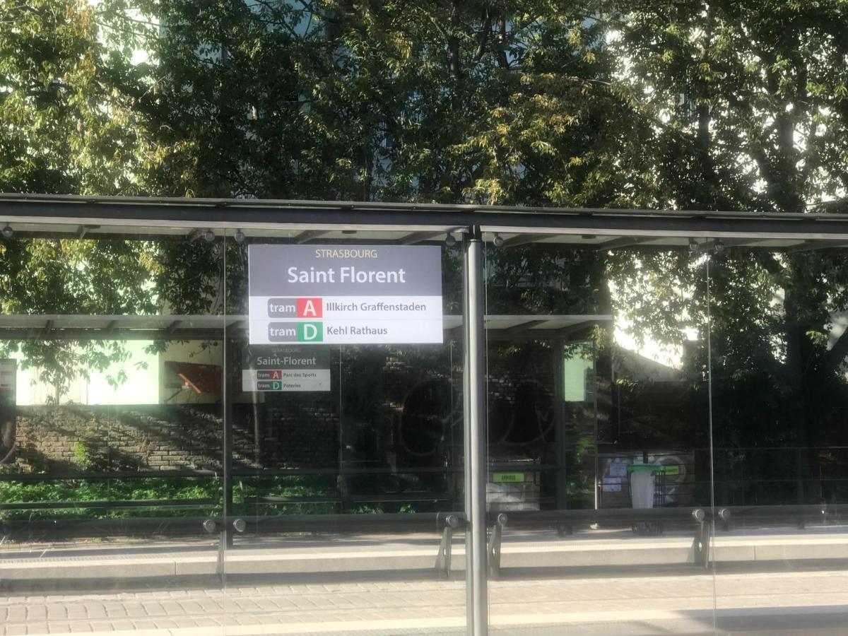 Appartement Entier 30 M2, Tramway Saint-Florent, Parking Prive Gratuit Strasbourg Exterior foto